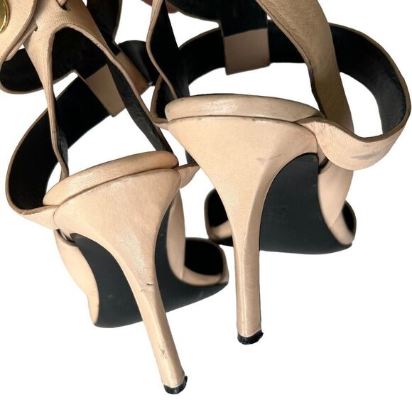 Alexander Wang Sonja Bandage Pumps Nude Pointed Toe Size 40 US 10 Heels - Picture 7 of 16